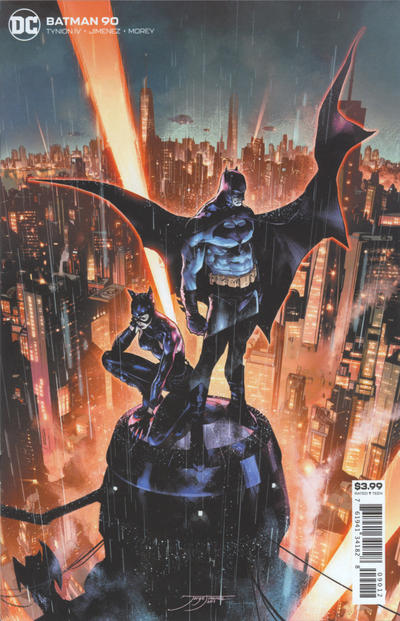 Cover for Batman (DC, 2016 series) #90 [Second Printing Jorge Jiménez Cover]