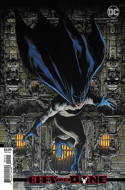 Cover for Batman (DC, 2016 series) #82 [Travis Charest Cardstock Variant Cover]