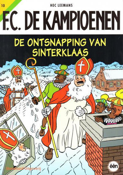 Cover for F.C. De Kampioenen (Standaard Uitgeverij, 1997 series) #10 - De ontsnapping van Sinterklaas [Herdruk 2010]