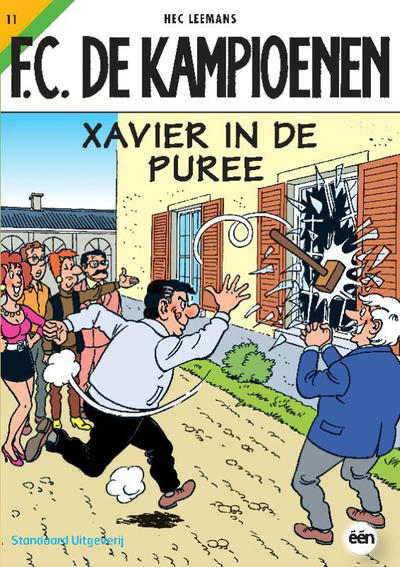 Cover for F.C. De Kampioenen (Standaard Uitgeverij, 1997 series) #11 - Xavier in de puree [Herdruk 2012]