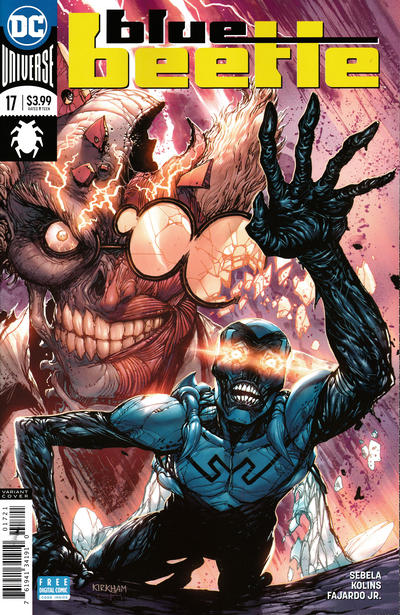 Cover for Blue Beetle (DC, 2016 series) #17 [Tyler Kirkham Cover]