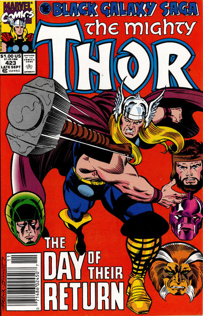Cover for Thor (Marvel, 1966 series) #423 [Newsstand]