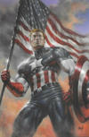 Cover Thumbnail for Captain America (2018 series) #1 [Unknown Comics Exclusive - Lucio Parrillo Virgin Art]