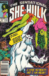 Cover for The Sensational She-Hulk (Marvel, 1989 series) #7 [Newsstand]