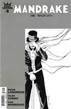 Cover Thumbnail for King: Mandrake the Magician (2015 series) #3 [Declan Shalvey Black and White Cover]