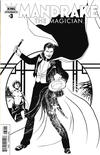 Cover Thumbnail for King: Mandrake the Magician (2015 series) #3 [Marc Laming Black and White Cover]