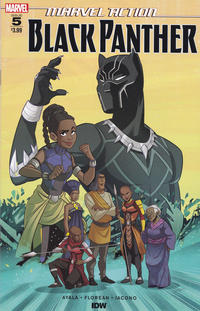 Cover Thumbnail for Marvel Action Black Panther (IDW, 2019 series) #5 [Regular Cover - Arianna Florean]