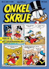 Cover Thumbnail for Onkel Skrue (Hjemmet / Egmont, 1976 series) #5/1989