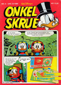 Cover Thumbnail for Onkel Skrue (Hjemmet / Egmont, 1976 series) #9/1989