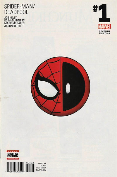 Cover for Spider-Man / Deadpool (Marvel, 2016 series) #1 [Seventh Printing]