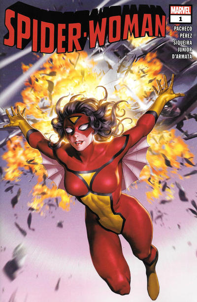 Cover for Spider-Woman (Marvel, 2020 series) #1 [Wal-Mart Exclusive]