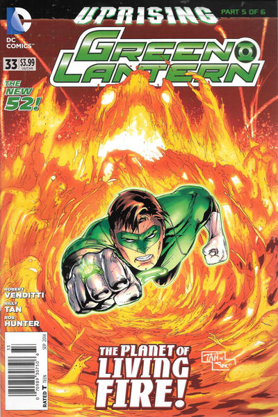 Cover for Green Lantern (DC, 2011 series) #33 [Newsstand]