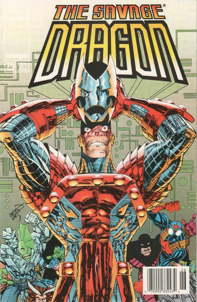 Cover for Savage Dragon (Image, 1993 series) #26 [Newsstand]