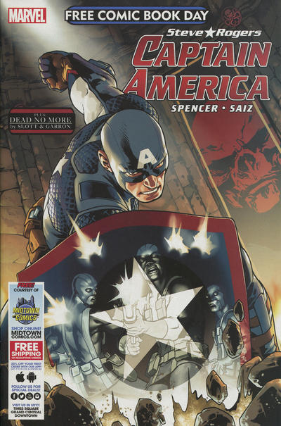 Cover for Free Comic Book Day 2016 (Captain America) (Marvel, 2016 series) #1 [Midtown Comics Variant]
