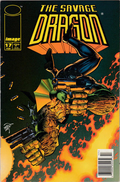 Cover for Savage Dragon (Image, 1993 series) #17 [A] [Newsstand]