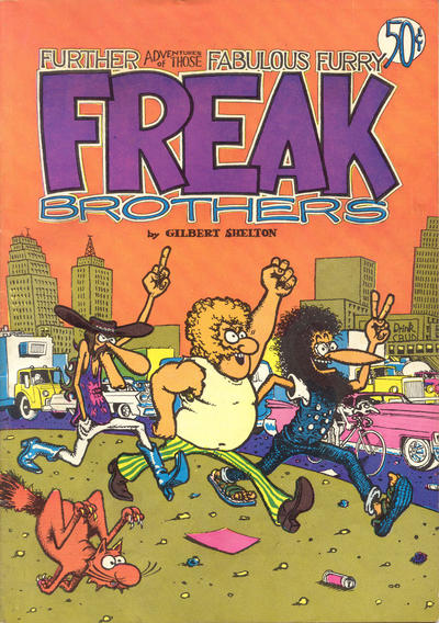 Cover for The Fabulous Furry Freak Brothers (Rip Off Press, 1971 series) #2 [Third Printing]