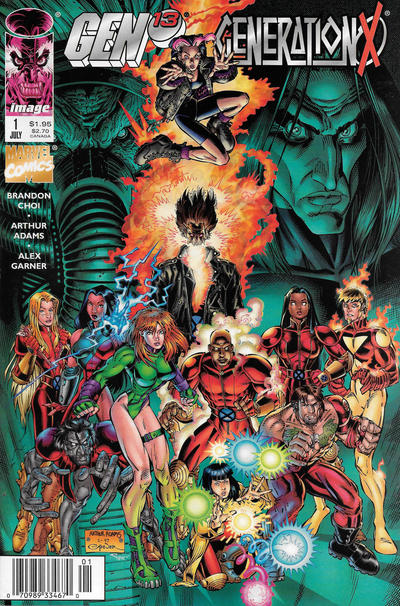 Cover for Gen 13 / Generation X (Image, 1997 series) #1 [Newsstand]