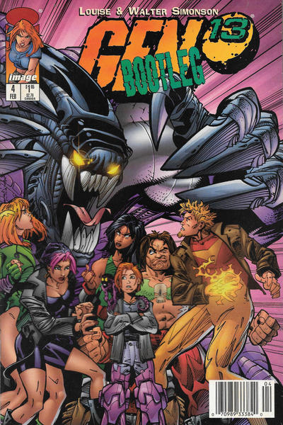 Cover for Gen 13 Bootleg (Image, 1996 series) #4 [Newsstand]