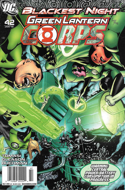 Cover for Green Lantern Corps (DC, 2006 series) #42 [Newsstand]