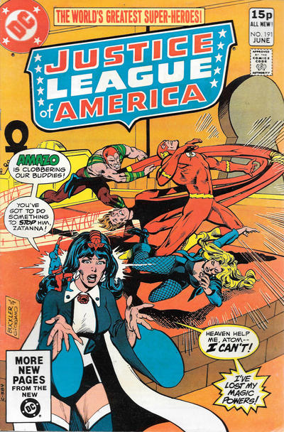 Cover for Justice League of America (DC, 1960 series) #191 [British]