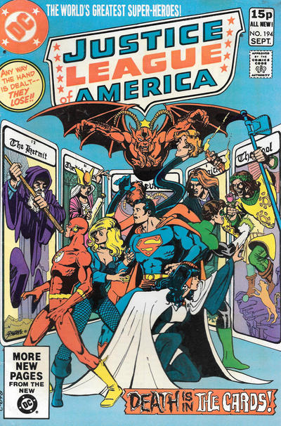 Cover for Justice League of America (DC, 1960 series) #194 [British]
