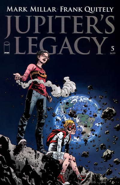 Cover for Jupiter's Legacy (Image, 2013 series) #5 [Duncan Fegredo Variant Cover]