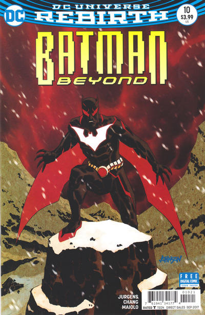 Cover for Batman Beyond (DC, 2016 series) #10 [Dave Johnson Cover]