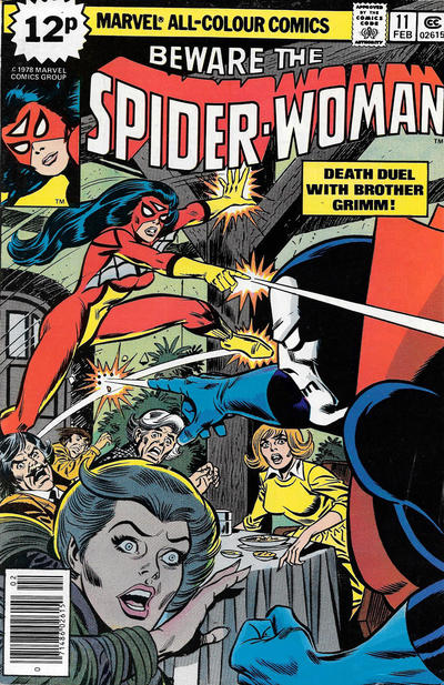 Cover for Spider-Woman (Marvel, 1978 series) #11 [British]