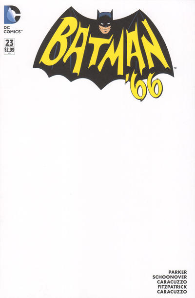 Cover for Batman '66 (DC, 2013 series) #23 [Blank Cover]