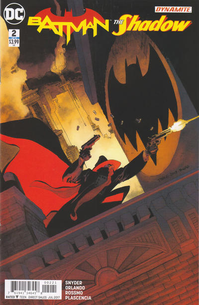 Cover for Batman / Shadow (DC, 2017 series) #2 [Tim Sale Cover]