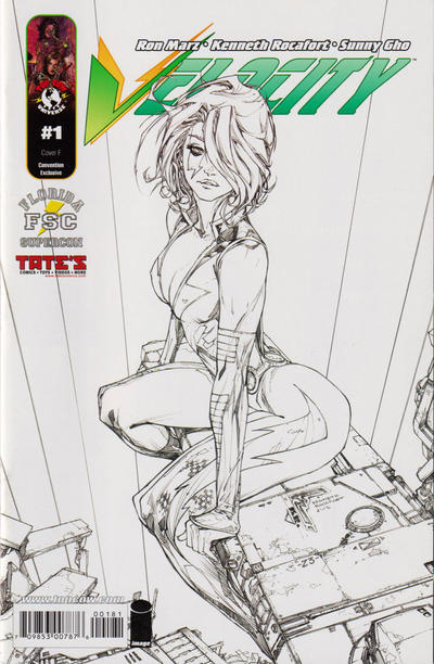 Cover for Velocity (Image, 2010 series) #1 [Cover F Florida SuperCon Cover by Kenneth Rocafort]