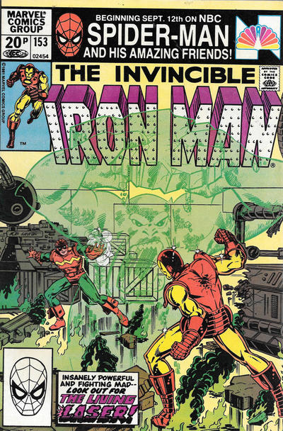 Cover for Iron Man (Marvel, 1968 series) #153 [British]