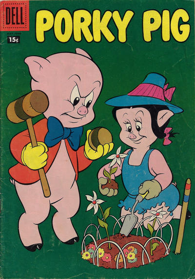 Cover for Porky Pig (Dell, 1952 series) #58 [15¢]
