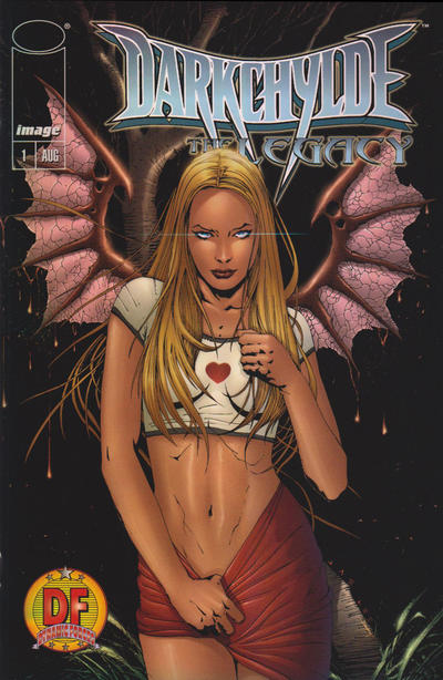 Cover for Darkchylde: The Legacy (Image, 1998 series) #1 [Dynamic Forces Exclusive Darkchrome Edition]