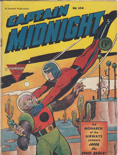 Cover for Captain Midnight (L. Miller & Son, 1950 series) #104