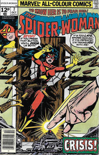 Cover for Spider-Woman (Marvel, 1978 series) #7 [British]