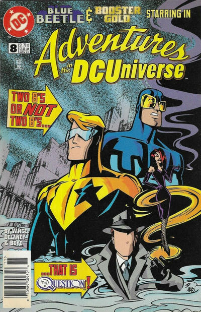 Cover for Adventures in the DC Universe (DC, 1997 series) #8 [Newsstand]