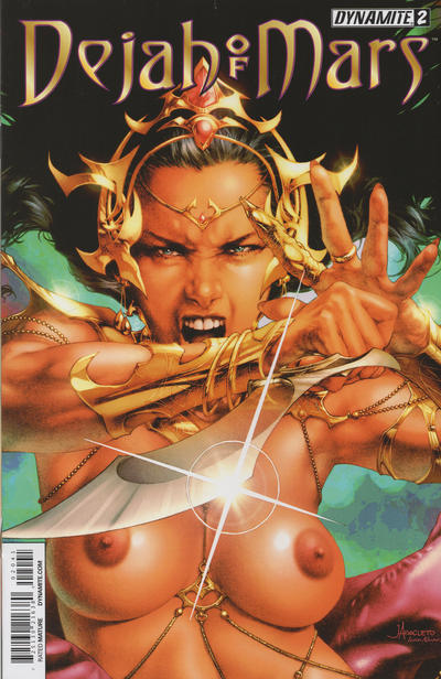 Cover for Dejah of Mars (Dynamite Entertainment, 2014 series) #2 [Jay Anacleto Risque Incentive]
