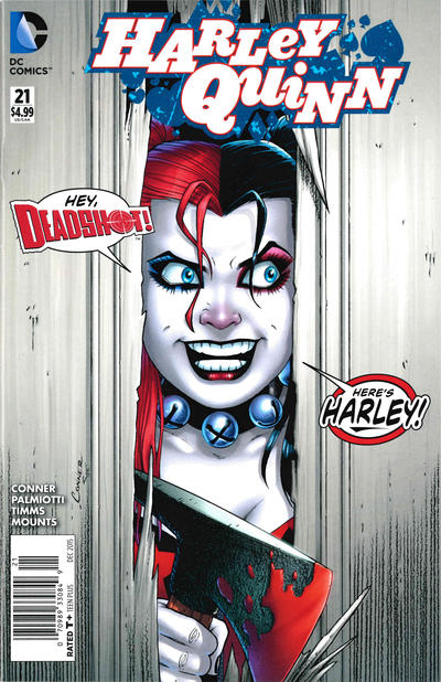 Cover for Harley Quinn (DC, 2014 series) #21 [Newsstand]