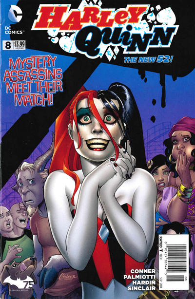 Cover for Harley Quinn (DC, 2014 series) #8 [Newsstand]