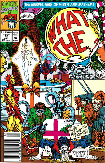 Cover for What The--?! (Marvel, 1988 series) #16 [Newsstand]