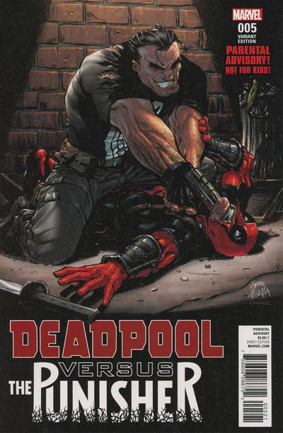 Cover for Deadpool vs. The Punisher (Marvel, 2017 series) #5 [Ryan Stegman]