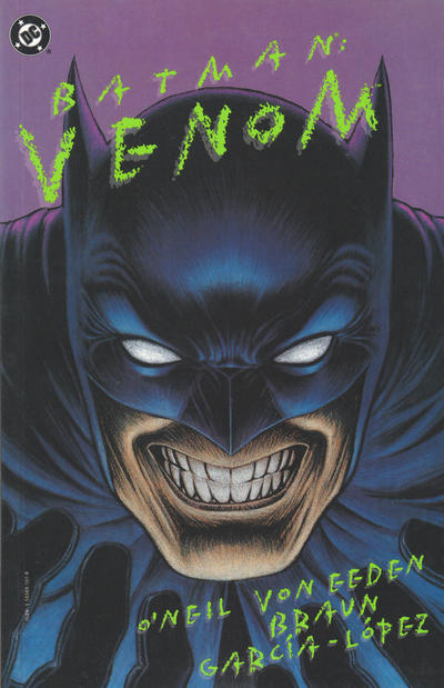Cover for Batman: Venom (DC, 1993 series) [Second Printing]
