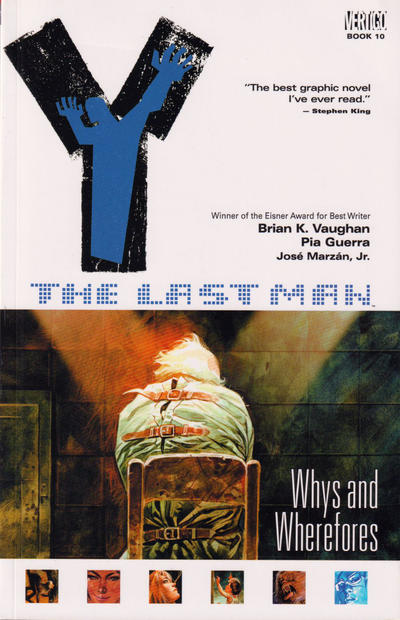 Cover for Y: The Last Man (DC, 2003 series) #10 - Whys and Wherefores [Second Printing]