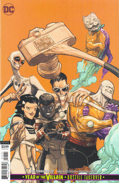 Cover for The Terrifics (DC, 2018 series) #22 [Riley Rossmo Cover]