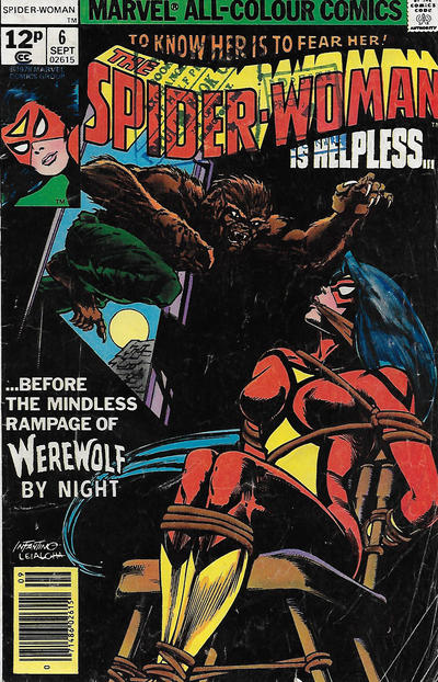 Cover for Spider-Woman (Marvel, 1978 series) #6 [British]