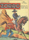 Cover for Zorro (Société Française de Presse Illustrée (SFPI), 1956 series) #56