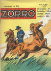 Cover for Zorro (Société Française de Presse Illustrée (SFPI), 1956 series) #66