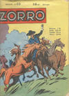 Cover for Zorro (Société Française de Presse Illustrée (SFPI), 1956 series) #69