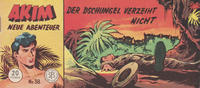 Cover Thumbnail for Akim Neue Abenteuer (Lehning, 1956 series) #38
